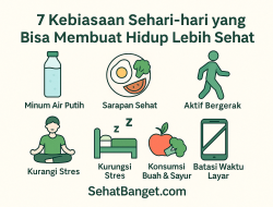 7 Kebiasaan Sehari-hari untuk Hidup Lebih Sehat